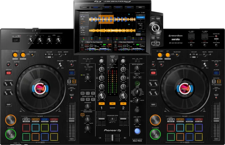 Pioneer Dj XDJ-RX3 Sistema All In One Controller Dj con 2 Deck x Rekordbox Nero