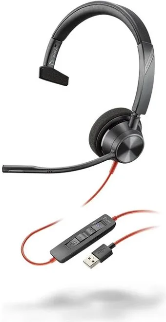 Poly S55255088 Blackwire 3310 Cuffie (Nero)