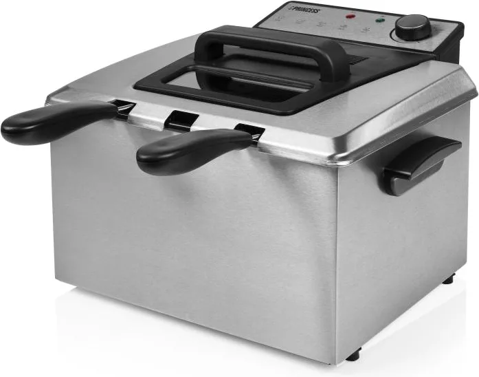 Princess 185000 friggitrice capacita` 5 litri potenza 3270 w zona fredda 3 cestini struttura in acciaio inox
