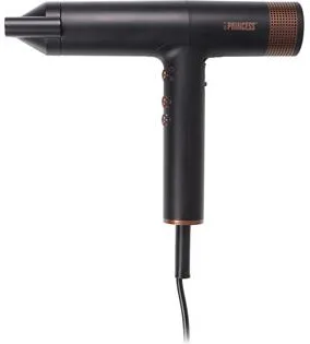 Princess 3VEL Asciugacapelli 2000 W (Nero)