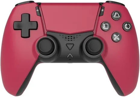 Qubick COP50021 Controller Wireless per PS5 e PC Hall Effect Pulsanti Programmabili Batteria 1000mAh colore Rosso