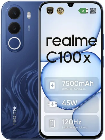 immagine di Realme C100X Smartphone 256 GB 6,8" 8000 mAh (Blu)