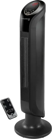 Rowenta SO9420 Intense Comfort Hot Termoventilatore a Torretta Ceramica 2400W 40 m² Telecomando Oscillazione 90° colore Nero
