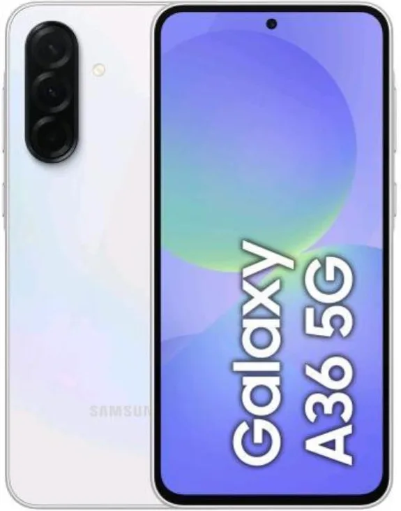 Samsung Galaxy A36 5G, Smartphone con Funzioni intelligenti, Display Super AMOLED 6.7”, 6GB RAM, 128GB, Camera 50MP, Batteria 5.000 mAh, IP67, Awesome White