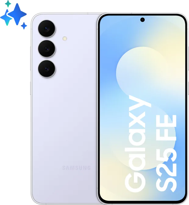 Samsung Galaxy S25 FE, Smartphone AI, Display Dynamic AMOLED 2X 6.7'', Fotocamera 50MP, 8GB RAM, 256GB, Batteria 4.900 mAh, Icyblue