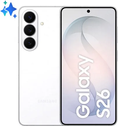 Samsung Galaxy S26 Smartphone 256 GB 50 MP 4300 mAh (Bianco)