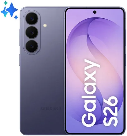 Samsung Galaxy S26 Smartphone AI, 256GB, Processore avanzato, Assistente Foto, Creative Studio, Camera 50 MP, 4300 mAh, Cobalt Violet