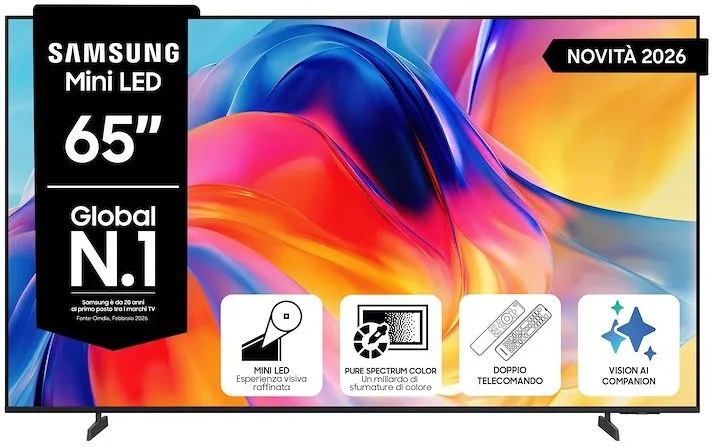 Samsung UE65M70HAUXZT 4K Ultra HD Smart TV 65" (Grigio)