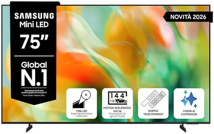 Samsung UE75M80HAUXZT 4K Ultra HD Smart TV 75" (Nero)