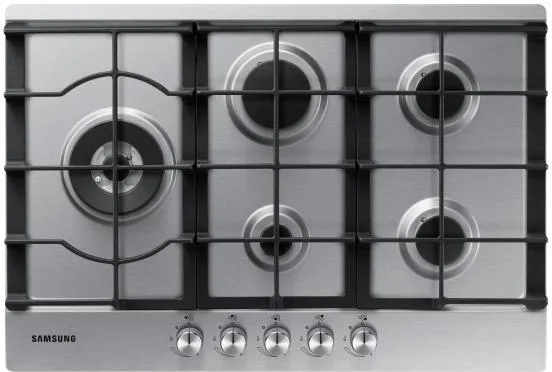 Samsung NA75J3030AS Piano Cottura a Gas 5 Fuochi 75 cm (Acciaio Inox)