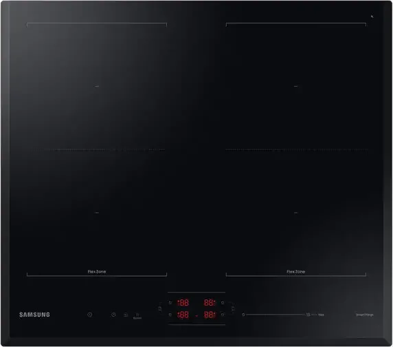 Samsung NZ64B5066KK Piano Cottura a Induzione 4 Fuochi 60 cm (Nero)