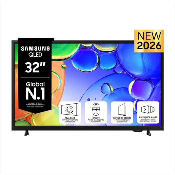 Samsung QE32Q5FAAUXZT 4K Ultra HD Smart TV 32" (Nero)