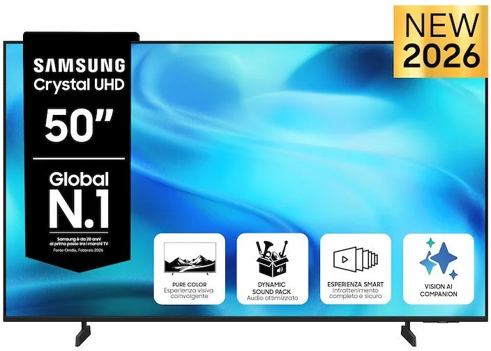 Samsung UE50U7000HUXZT 4K Ultra HD Smart TV 50" (Nero)