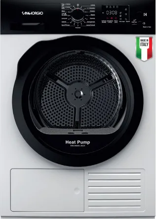 SanGiorgio SDR8I Asciugatrice a Pompa di Calore 8 KG Classe A (Bianco)
