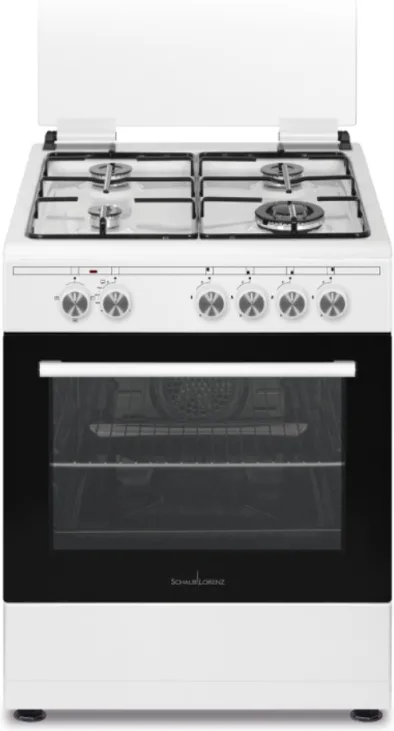 Schaub Lorenz SS631GEW Cucina a Gas 4 Fuochi 59 Litri Classe A 60 cm (Bianco)