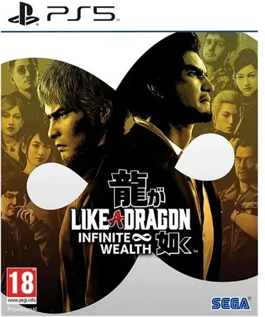 SEGA LIKEADRAMGINFINITEWEALTH Like a Dragon: Infinite Wealth Videogioco per PlayStation 5 Genere RPG Giocatore Singolo Lingua Italiano colore Nero