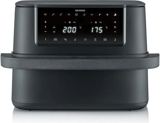 Severin Fr 2490 Friggitrice ad Aria 9 Litri 2600 W (Nero)