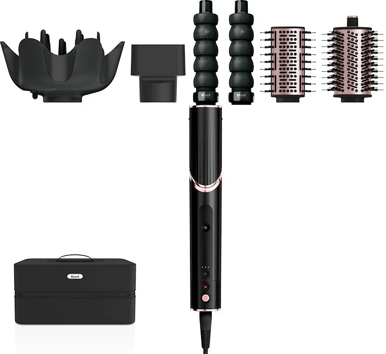 Shark HD446EU FlexStyle Asciugacapelli Multistyler 5 in 1 1650W Tecnologia Coanda 5 Accessori colore Nero