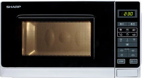 Sharp Home Appliances R-242INW Forno a Microonde 20 Litri 800 W (Argento)