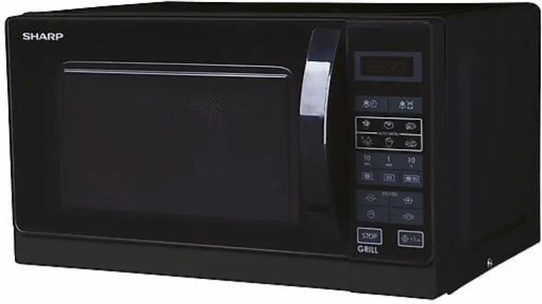 Sharp R642BKW Forno a microonde con Grill 20 L 800 W Grill al quarzo 1000 W 8 programmi Touch Display LED colore Nero