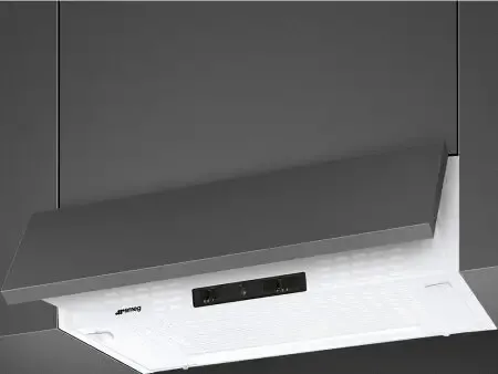 Smeg KSEIR62BE2 Cappa Aspirante da Incasso 60 cm 225 m³/h Classe D (Bianco)