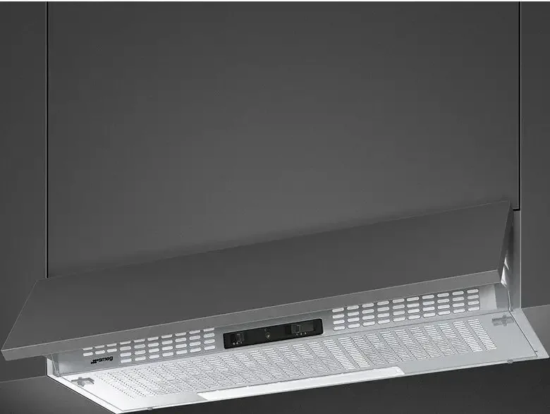 immagine di Smeg KSEIR92SE2 Cappa Aspirante 90 cm 225 m³/h Classe D (Argento)