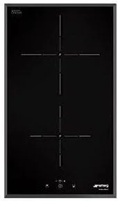Smeg SI5322B Piano Cottura a Induzione 2 Fuochi 30 cm (Nero)