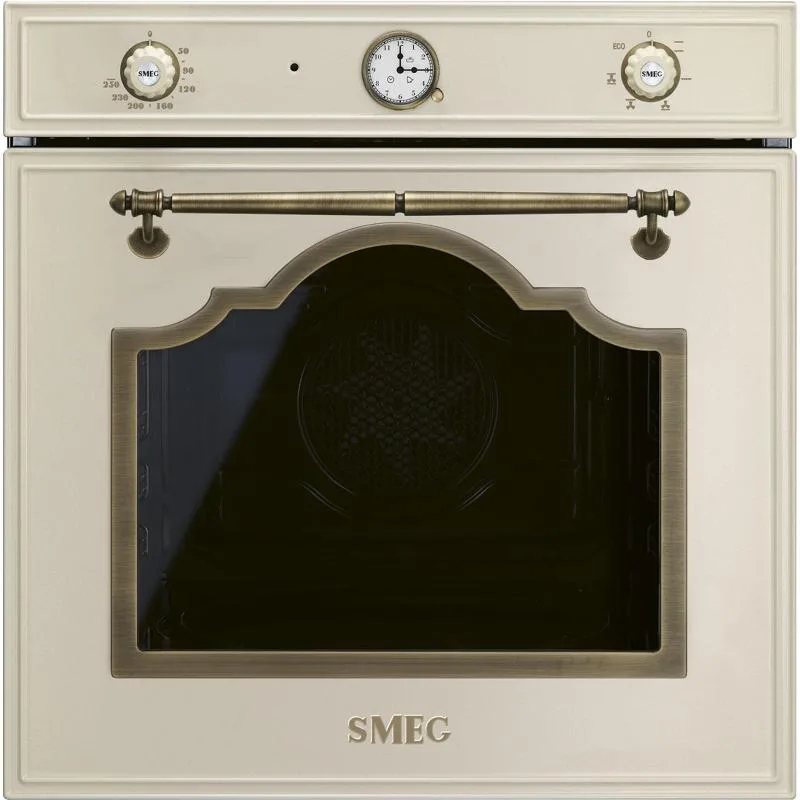 SMEG SF67C1PO FORNO INCASSO Capacità 70 l, dimensoni: L 59,7 cm - A 59,2 P 54,8 cm, Panna, classe