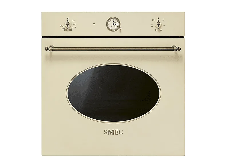 SMEG SF68C1PO FORNO INCASSO Capacità 70 l, dimensoni: L 59,7 cm - A 59,2 P 54,8 cm, Panna, classe