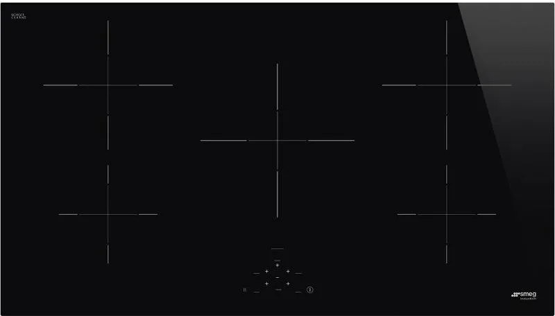 Smeg SI2951D Piano Cottura a Induzione 5 Fuochi 90 cm (Nero)