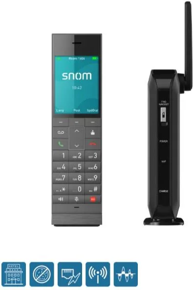 Snom Hospitality Phones HM201 Arriva Neutro Senza Nessuna Etichetta.