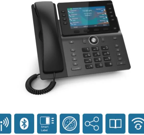 immagine di Snom M58 Dect Desk Phone Compatible With M500 Color Display 5? Deskphone Encryption