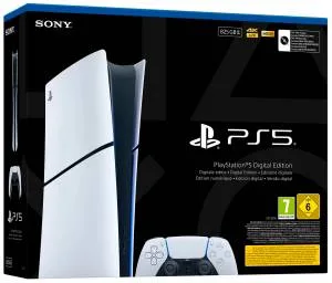 Sony CFI-2100 PlayStation 5 Digital Edition Console 825 GB SSD Wi-Fi 6 8K 120 Hz colore Nero Bianco
