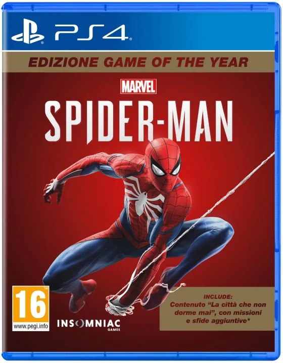 Sony Marvel's Spider-Man Game Of The Year Gioco per PlayStation 4 Game of the Year