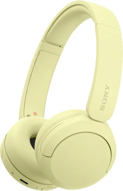 Sony WHCH520Y.CE7 cuffia e auricolare Wireless A Padiglione Musica e Chiamate USB tipo-C Bluetooth Giallo