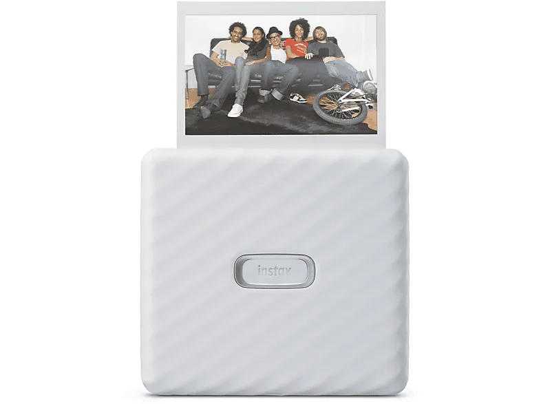 Stampante fotografica portatile Fujifilm Instax Link WIDE, per Smartphone a Sviluppo Istantaneo, bluetooth, Dimensioni Immagine 62x99 mm, bianco