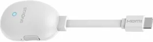 Strong LEAP-NEVE Dongle Streaming 4K UHD Android 12 Google TV Wi-Fi 6 Ethernet Dolby Vision 2GB RAM 8GB colore Bianco