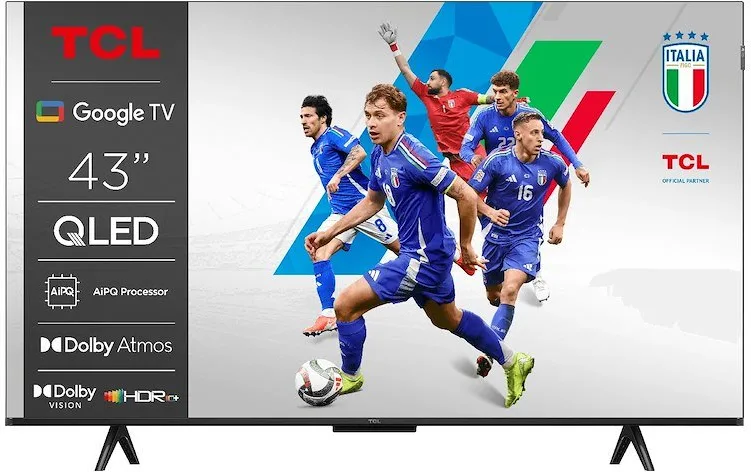 TCL 43T69C 4K Ultra HD Smart TV 43" (Nero)
