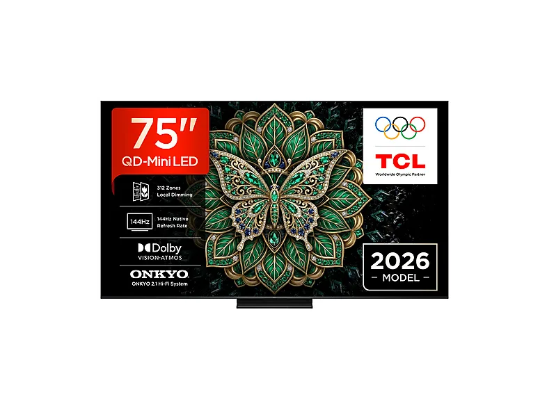 TCL 75C6K Pro 4K Ultra HD Smart TV 75" (Nero)