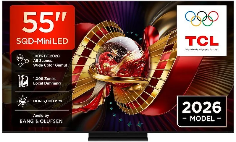 TCL 55C8L 4K Ultra HD Smart TV 55" (Nero)