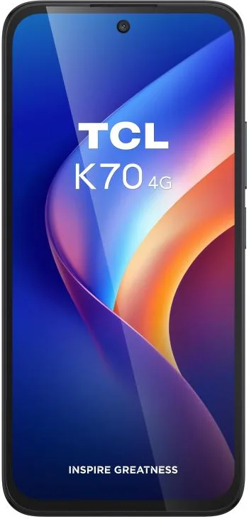 TCL K70 Smartphone 4G Display 6.8'' 4 GB RAM 128 GB MediaTek Helio G100 Turbo Batteria 5200 mAh colore Grigio