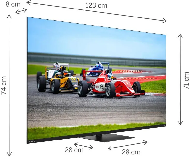 Thomson 55QG7C14 4K Ultra HD Smart TV 55" Wi-Fi (Nero)