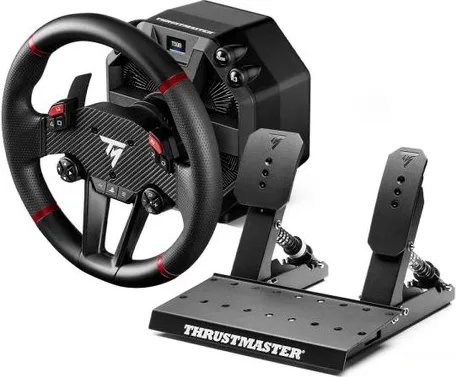 Thrustmaster T598-P Nero, Rosso USB Sterzo + Pedali Analogico/Digitale PC, PlayStation 4, PlayStation 5