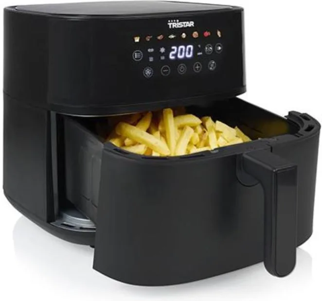 TRISTAR FR-9071 Aerofryer Dig. 8L FRIGGITRICE AD ARIA, capacità 8 l, Max potenza 2000 W, Black