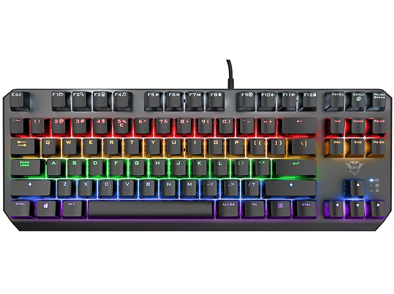 Trust Gxt 834 Callaz Tastiera Gaming USB QWERTY Italiano (Nero)