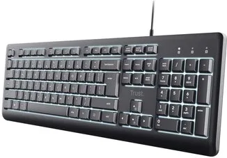 Trust Primo Beleuchtete tastiera Casa/ufficio USB QWERTY Italiano Nero