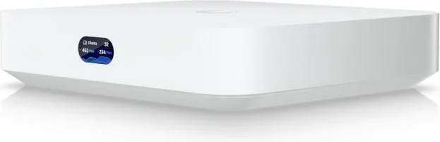 Ubiquiti UCG-MAX-EU Cloud Gateway Max Router Controller di Rete 4 Porte Ethernet LAN 1000 Mbit-s 512 GB SSD 3072 MB DDR4 colore Bianco