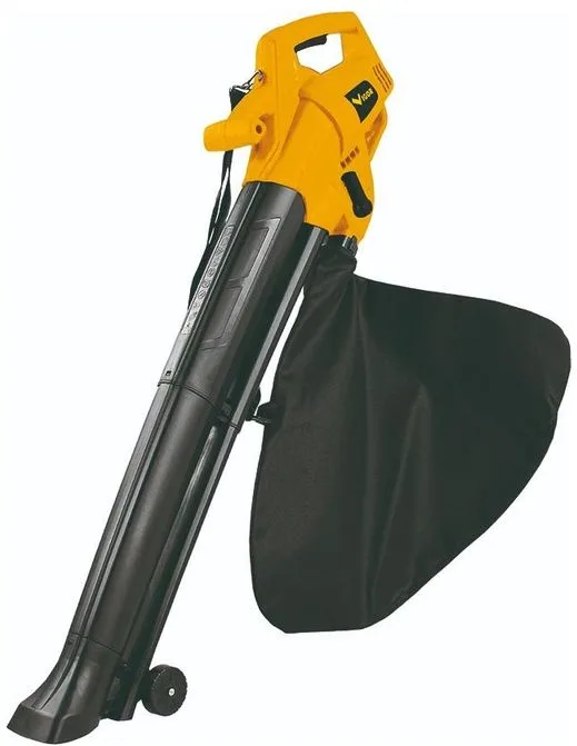 Vigor 7173010 Aspiratore Soffiatore Foglie 2400 W Rapporto Biotriturazione 10:1 Sacco 45 L 3.1 Kg