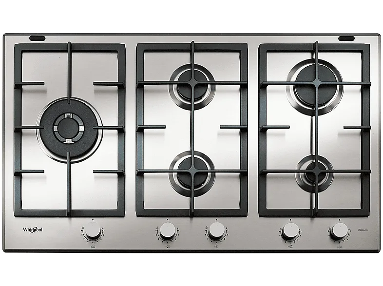 Whirlpool Gmal 9522/IXL Piano Cottura a Gas 5 Fuochi 86 cm (Acciaio Inox)