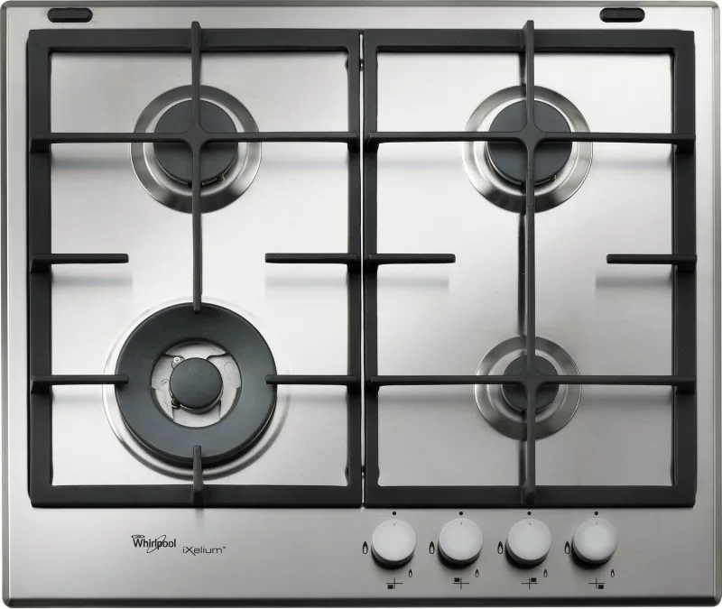 Whirlpool Gmr 6422/IXL Piano Cottura a Gas 4 Fuochi 59 cm (Acciaio Inox)